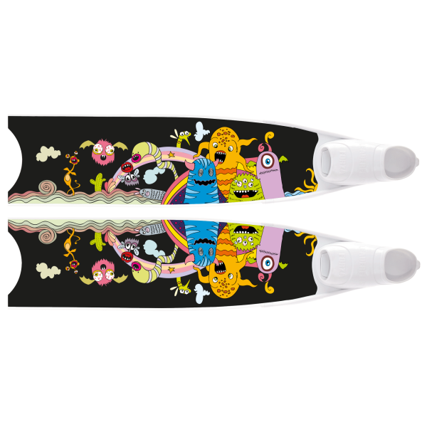 Limited Edition Ugly Toys Bi-Fins 2020-01-UGLYTOYS-VIVID-FINS €185.00