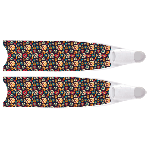 Limited Edition Skull Bi-Fins 2020-02-SKULLS-VIVID-FINS €185.00