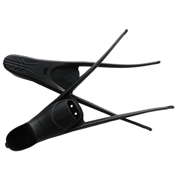 BLACK Long Wings Foot pockets with Assembly Set FOOT-POCKET-TPR-SET-BLACK €40.00