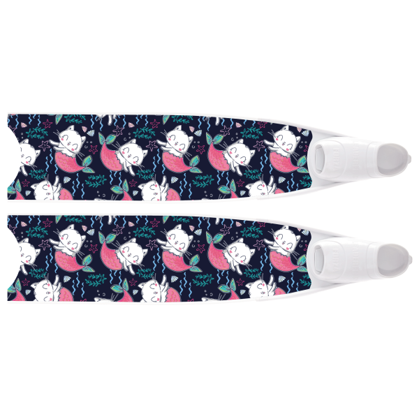 Limited Edition MermaCat Bi-Fins 2023-01-MERMACAT-VIVID-FINS €185.00