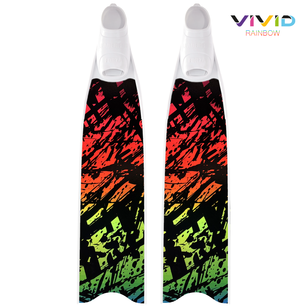 Limited Edition Vortex Glow Bi-Fins : Leaderfins