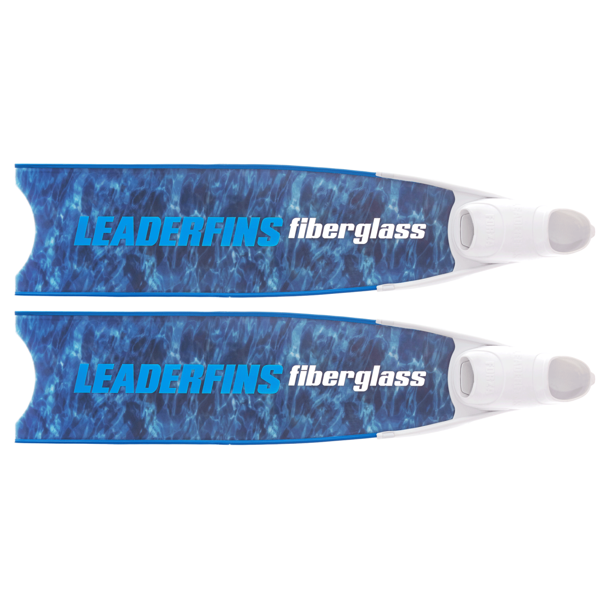 Leaderfinsファイバーグラス BLUE CAMOロングフィン Leaderfins（リーダーフィンズ）BLUE CAMO BI-FINS（ブルーカモ