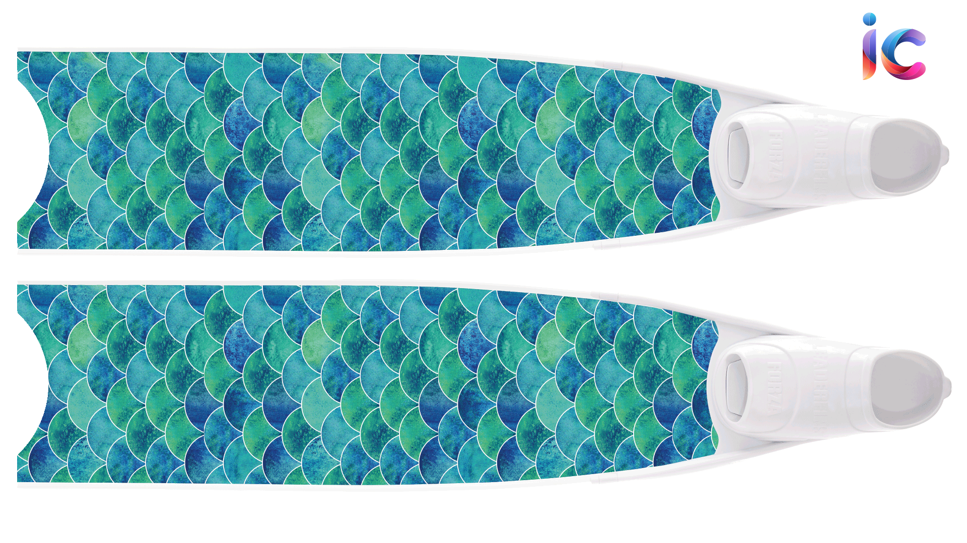 Mermaid Bright Blue Bi-Fins: Dive into Adventure with Grace